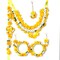 Flower Designer Shells Jewelry Set for Women Handmade Necklace with Earrings Maang Tikka Bracelet Waistbelt Indian Artificial Jewellery for Haldi Mehndi Wedding Party Bridal